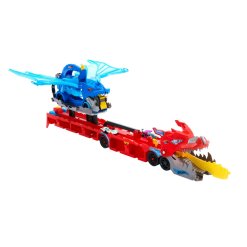 ⁦Hot Wheels Ultimate Dual Dragon – טרנספורטר הדרקון הכפול שהופך למסלול מרוצים⁩ – תמונה ⁦5⁩