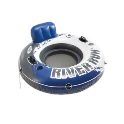אבוב ים מתנפח Intex קוטר 135 ס"מ עם תחתית רשת ומשענת גב | 58825