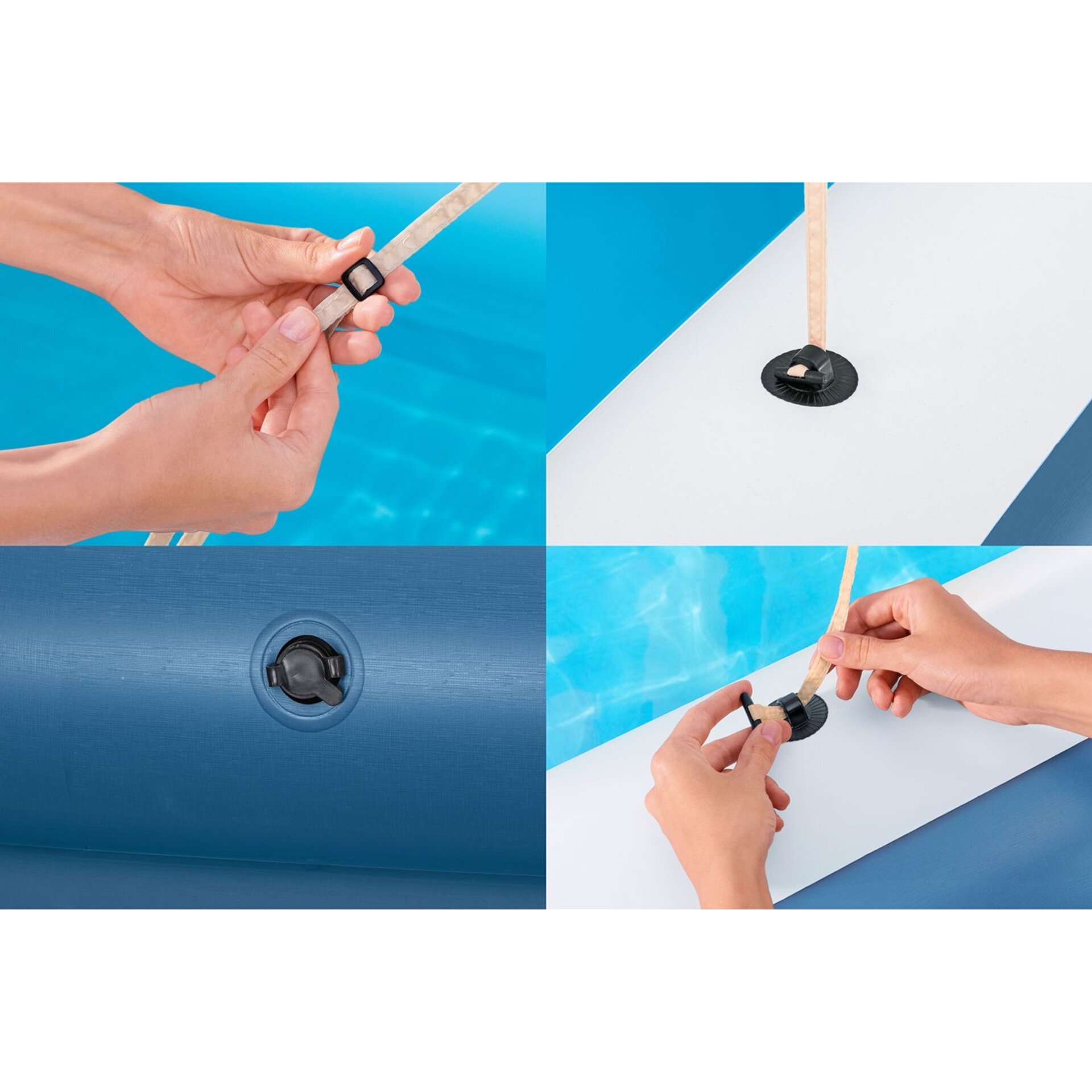 בריכה משפחתית מוצלת עם גגון צל נשלף – 254 ס"מ | 54449 Bestway Summer Bliss – תמונה 3