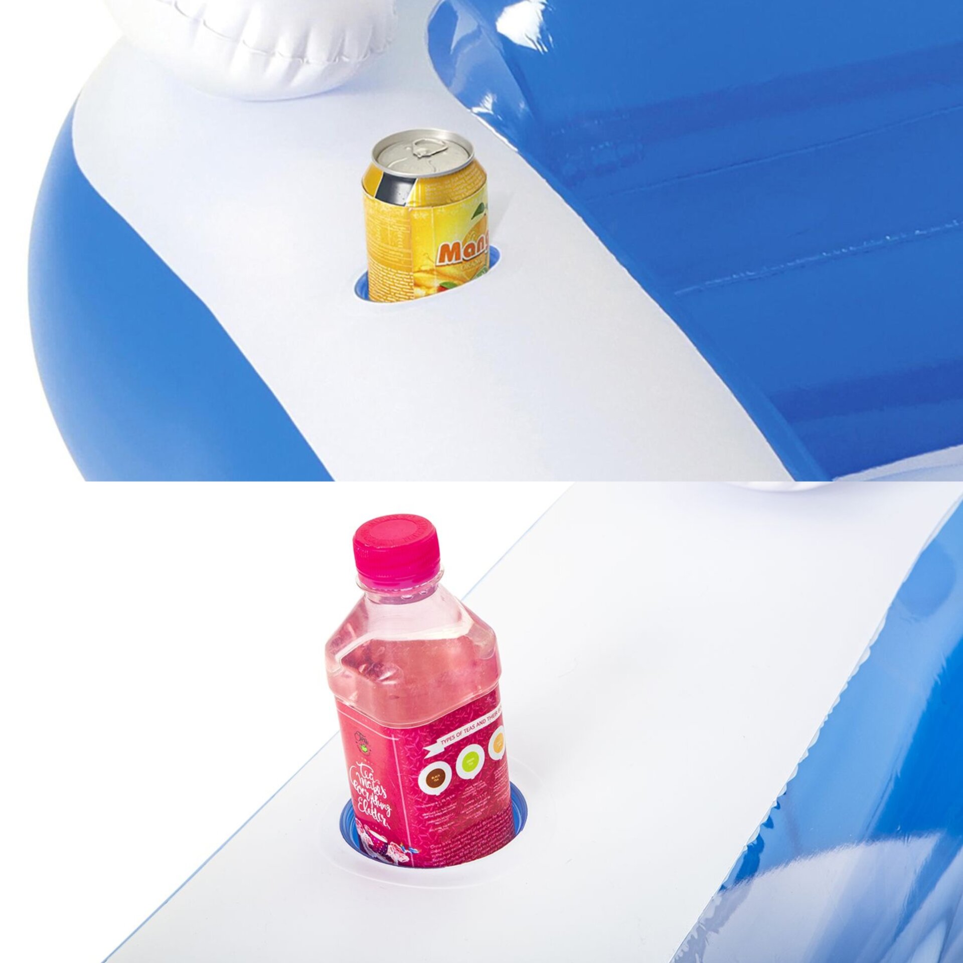 בריכת משפחה מפנקת – עם מושבים, משענות ראש ומחזיקי כוסות | Bestway Backyard Oasis 54153 – תמונה 4