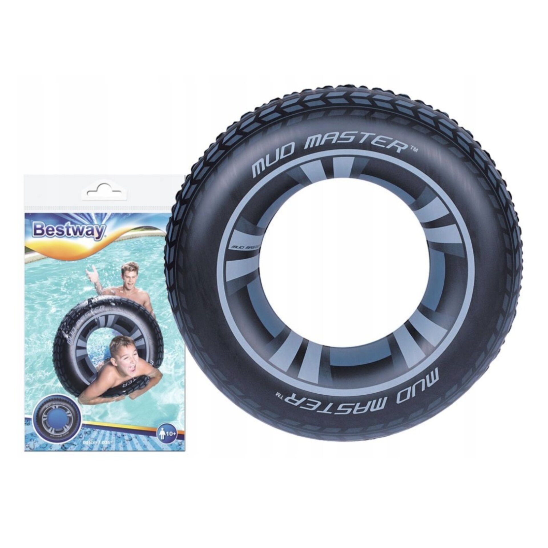גלגל ים מתנפח בעיצוב צמיג שטח Bestway Mud Master – קוטר 91 ס"מ דגם 36016 – תמונה 2