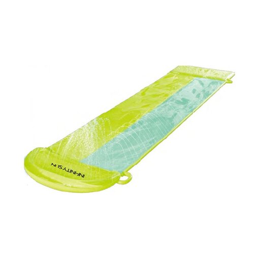 מגלשת מים "דאבל ספלאש": מסלול החלקה זוגי ענק לחצר מבית Infinity Sun