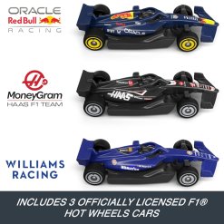 מסלול Hot Wheels Formula 1® Grand Prix – ערכת מרוץ מקצועית עם מאיץ ומונה הקפות – תמונה 5