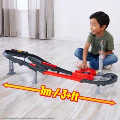 מסלול Hot Wheels Racing Formula 1® Sprint Circuit – ערכת מרוץ ועקיפה עם 3 רכבי נבחרות – תמונה 4