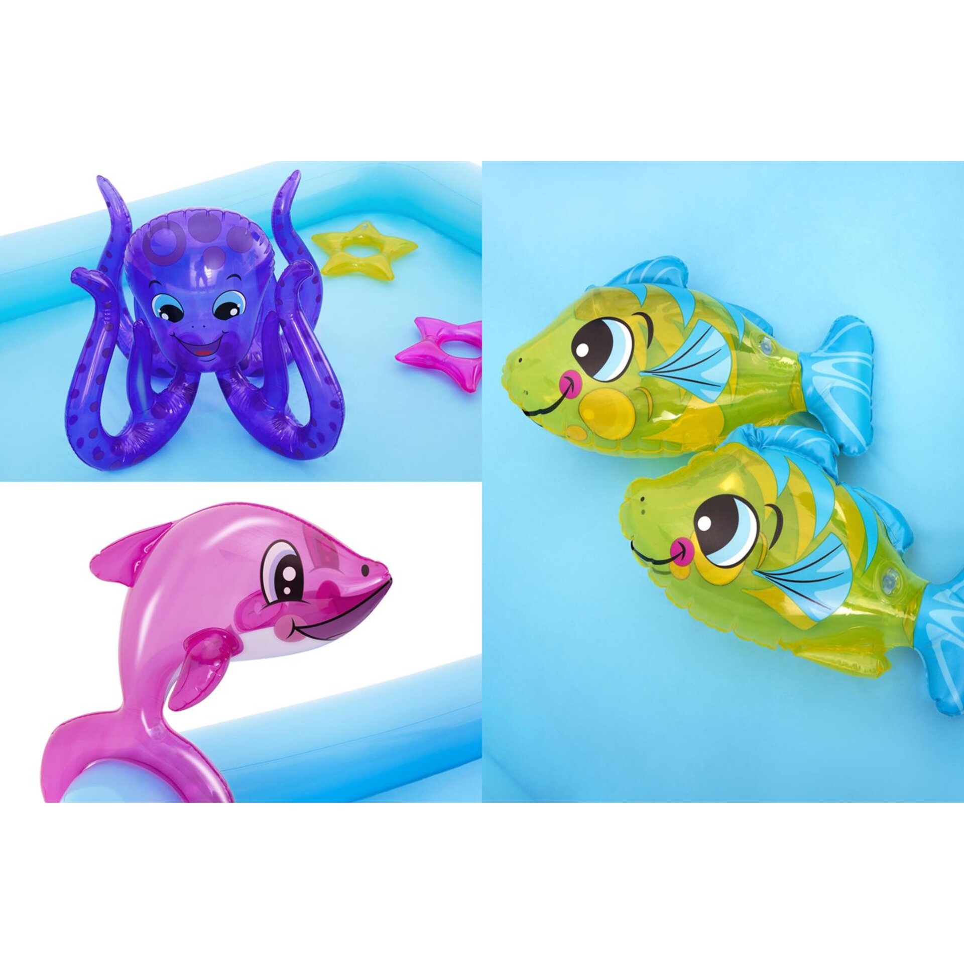 מרכז משחקי מים אקווריום – בריכה עם מגלשה וממטרה | Bestway Fantastic Aquarium 53052 – תמונה 6