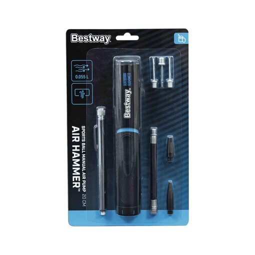 משאבת יד ידנית Bestway 20 ס"מ – הפתרון הקומפקטי והחזק לניפוח כדורים וציוד שטח