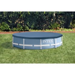 כיסוי איכותי לבריכת עמודים עגולה | Intex 28032 – תמונה 3