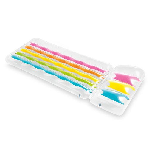 מזרן ים קשת שקוף Intex – דגם Modern Rainbow עם משענת ראש | 58724
