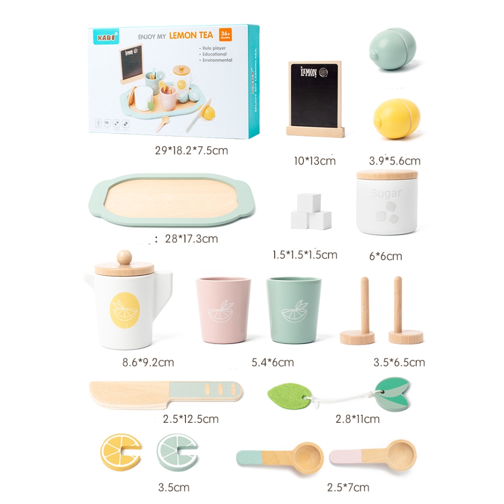 בר המיצים של הקטנטנים: ערכת הכנת לימונדה מעץ לפעוטות – תמונה 2