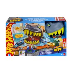 מארז מסלול הוט ווילס כריש בחוף (Hot Wheels Beach Shark Attack) + מכונית