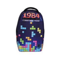 ⁦תיק גב אורתופדי לתלמידים ונוער טטריס Tetris (נפח 20 ליטר)⁩ – תמונה ⁦5⁩