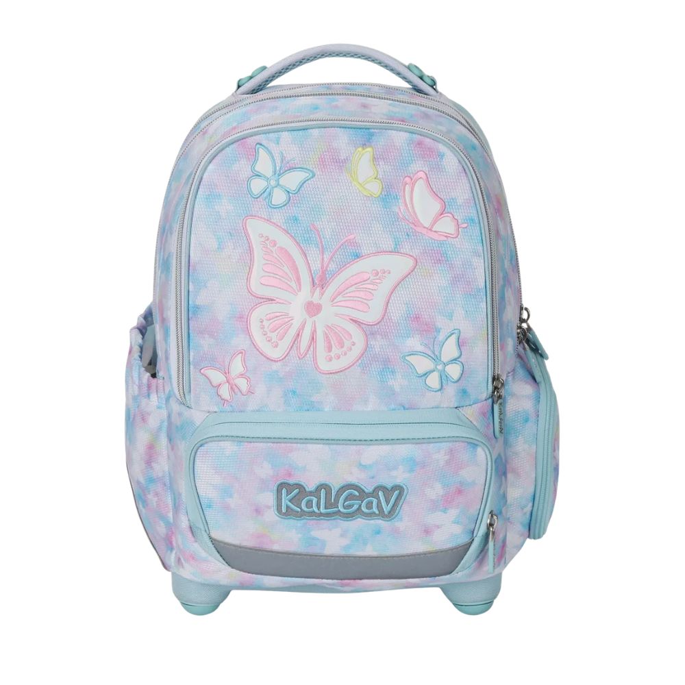 מארז Butterfly קל גב X-FIX PACK – סט תיק גב אורתופדי מתרחב לבית הספר עם קלמר ואביזרים – תמונה 2