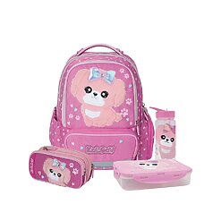 מארז Puppy קל גב X-FIX PACK – סט תיק גב אורתופדי מתרחב לבית הספר עם קלמר ואביזרים