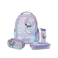 מארז Stitch קל גב X-FIX PACK – סט תיק גב אורתופדי מתרחב לבית הספר עם קלמר ואביזרים