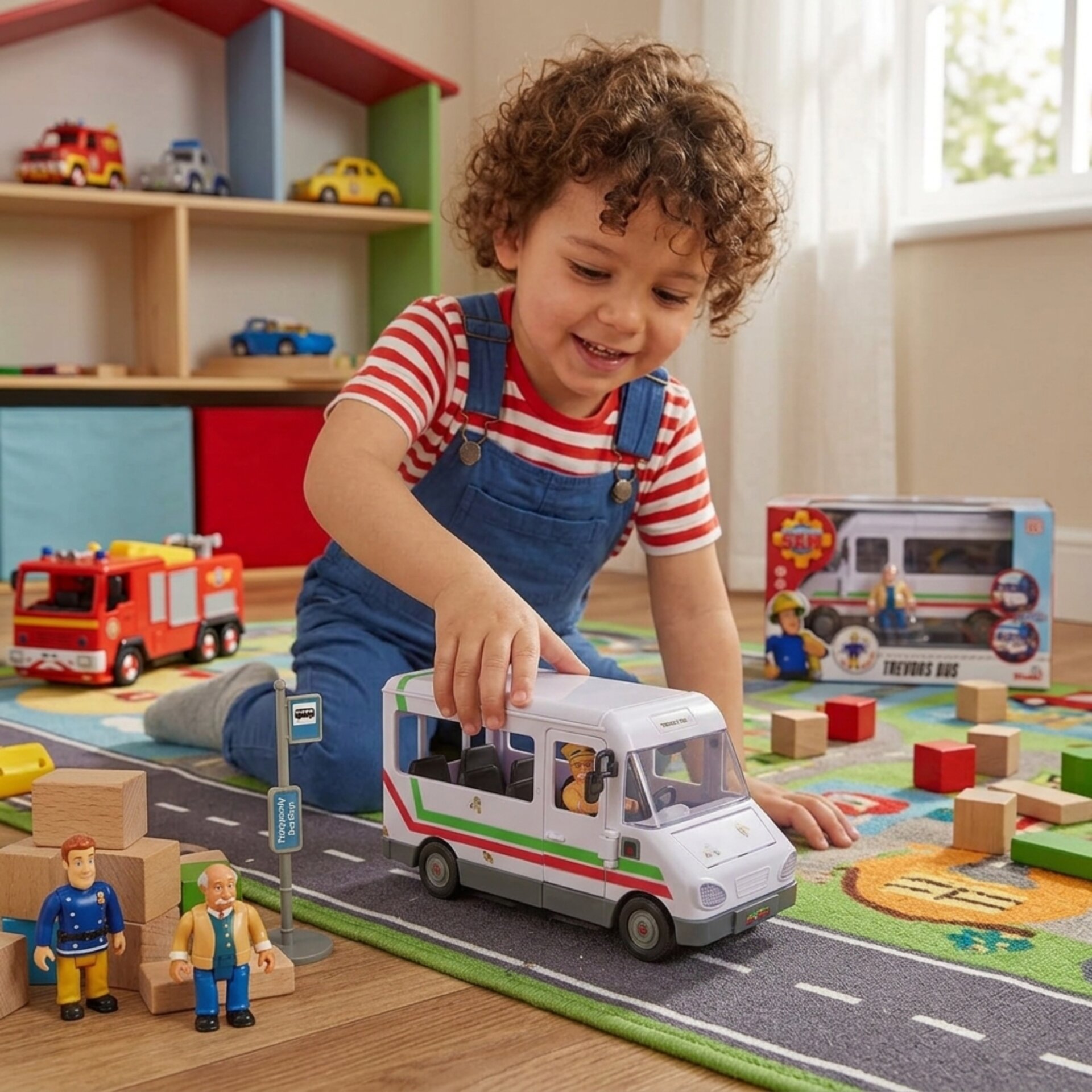 המיניבוס של טרבור סמי הכבאי + דמות ואביזרים – תמונה 2