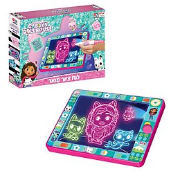 לוח ציור מואר Gabby's Dollhouse – בית הבובות של גבי עם 8 מצבי תאורה