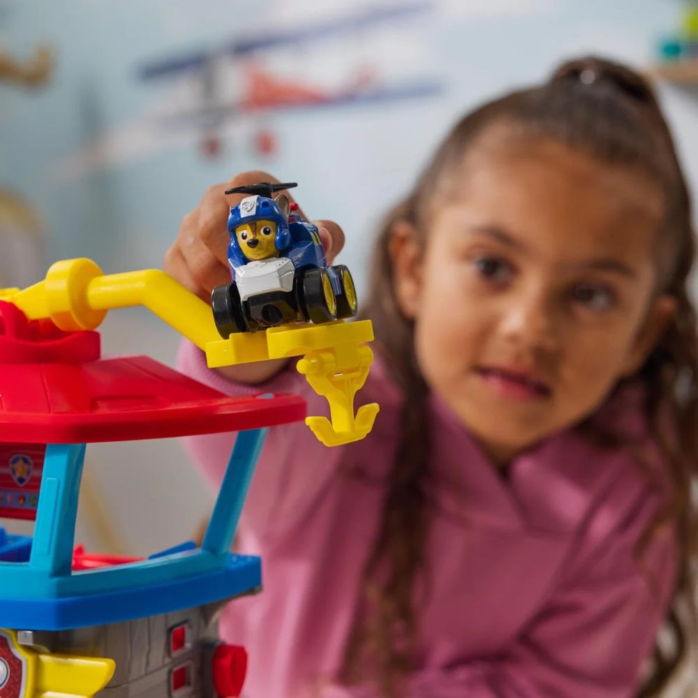 מפרץ ההרפתקאות PAW Patrol Air Rescue – מגדל שדה תעופה וזרוע חילוץ מסתובבת – תמונה 4