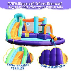 Alternative view of מתקן מתנפח מגלשת מים 6 ב-1 דגם 82001 AirMyFun – פארק מים וקפיצה לחצר כולל מפוח!
