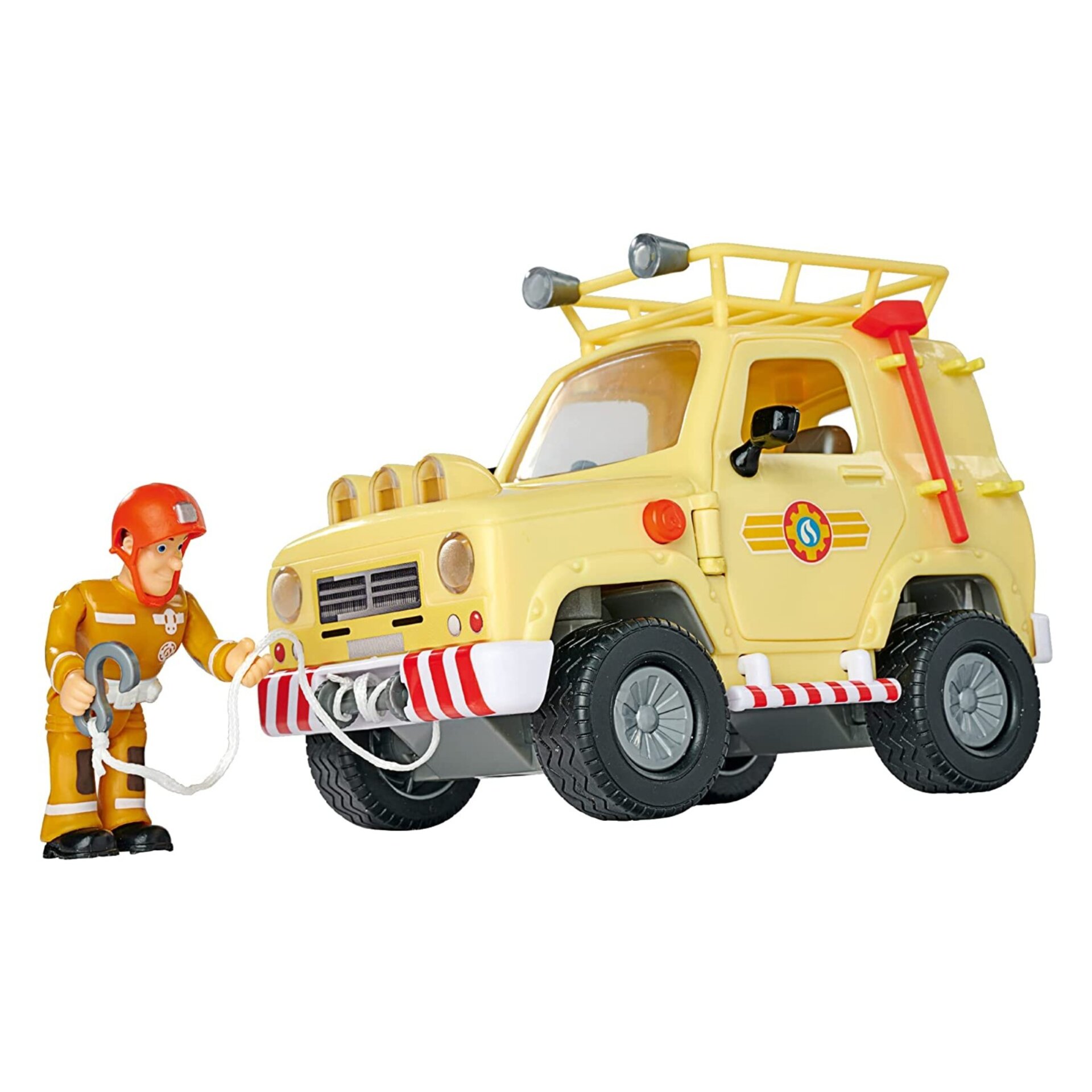 סמי הכבאי – ג'יפ חילוץ הרים Mountain 4x4 עם דמות ואביזרים – תמונה 7