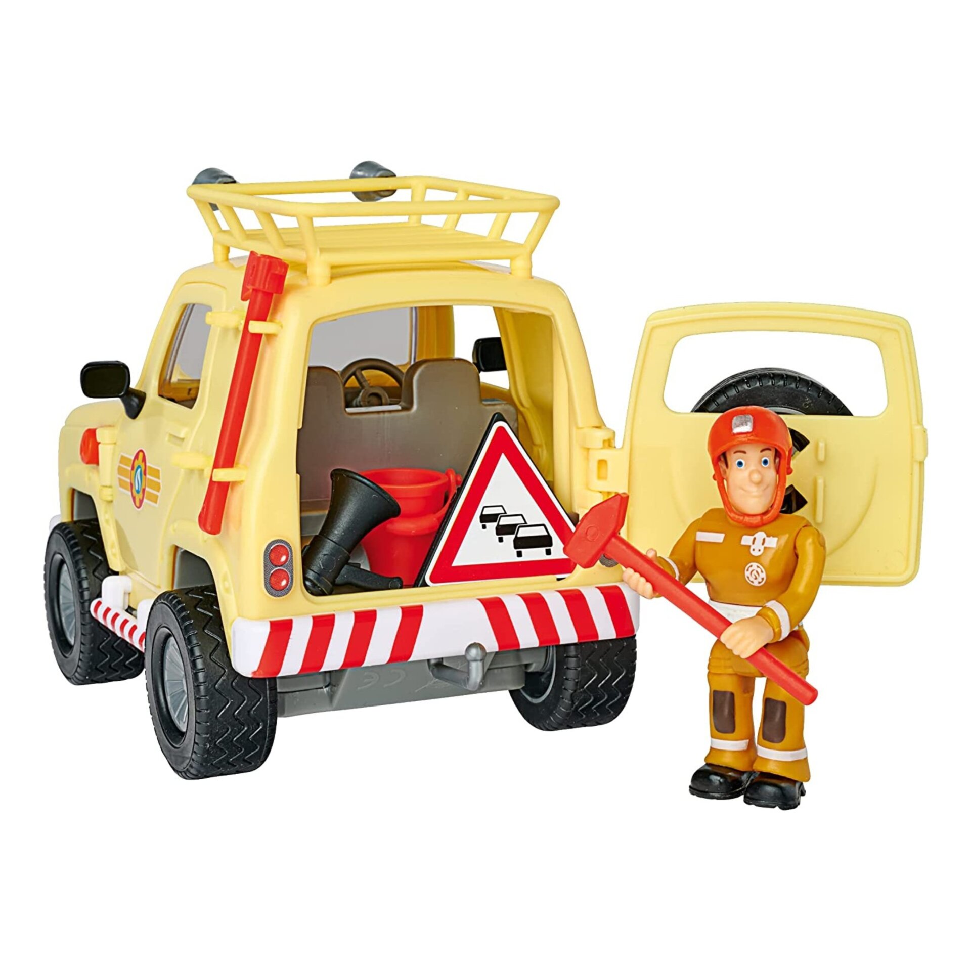 סמי הכבאי – ג'יפ חילוץ הרים Mountain 4x4 עם דמות ואביזרים – תמונה 5