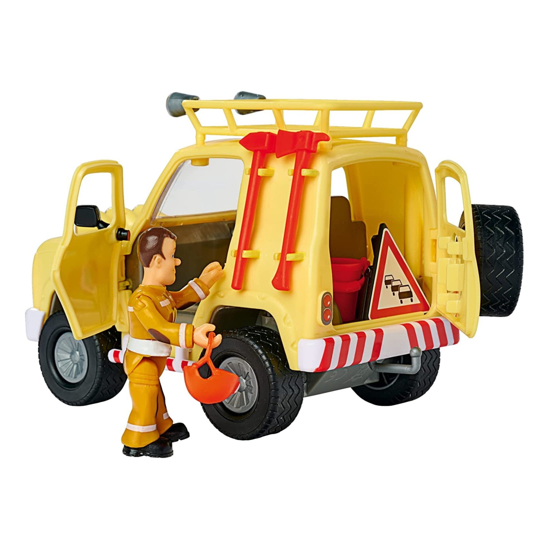 סמי הכבאי – ג'יפ חילוץ הרים Mountain 4x4 עם דמות ואביזרים – תמונה 4