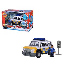 סמי הכבאי – רכב משטרתי 4X4 עם דמות מלקולם, אורות, צלילים ורמזור – תמונה 6