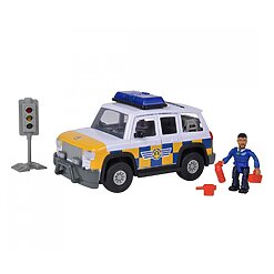 סמי הכבאי – רכב משטרתי 4X4 עם דמות מלקולם, אורות, צלילים ורמזור – תמונה 4