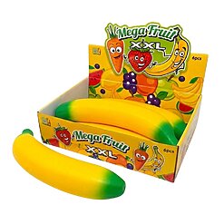 סקווישי בננה ענק Mega Fruit XXL – צעצוע נמתח למעיכה ולהפגת מתחים