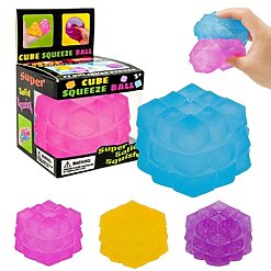 סקווישי קוביית יהלום Cube Squeeze Ball – ג'ל סופר ממכר למעיכה