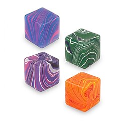 סקווישי קוביית שיש ספירלה Marble Cube – ג'ל גמיש וממכר למעיכה
