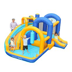 פארק מים מתנפח לחצר AirMyFun 82118 – מתחם קפיצה, מגלשה ובריכה לילדים – תמונה 3
