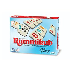 משחק רמיקוב המקורי Rummikub Vivo מבית קודקוד – משחק חשיבה ואסטרטגיה לכל המשפחה