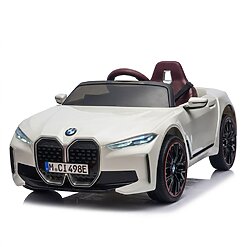 רכב ספורט ממונע לילדים BMW i4 12V עם גלגלי גומי ושלט חכם להורים