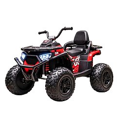 טרקטורון שטח ממונע לילדים 12V 4X4 עם גלגלי אוויר אמיתיים, בולמי זעזועים ושלט חכם להורים